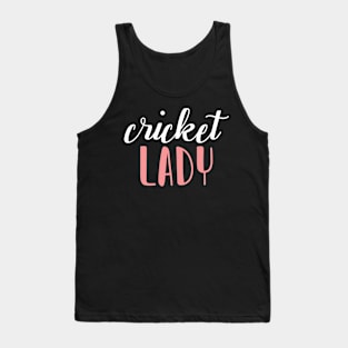 cricket lady - cricket girl Tank Top